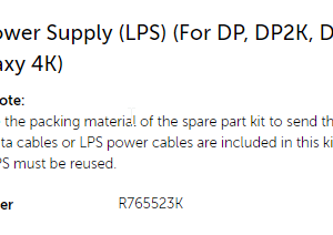 Barco lamp single power supply for DP2K-XXB R765523K